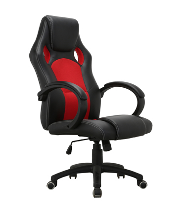HC-7801H Black And Red Leather Office Chair