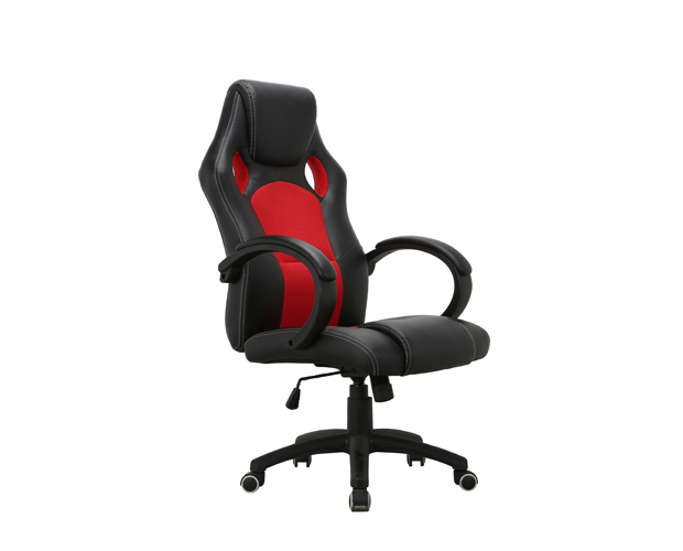 HC-7801H Black And Red Leather Office Chair