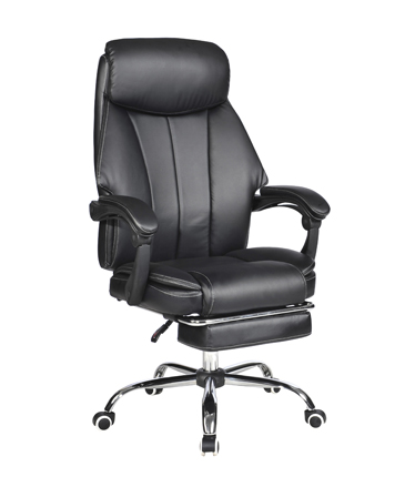 HC-9128 Black Leather Office Chair