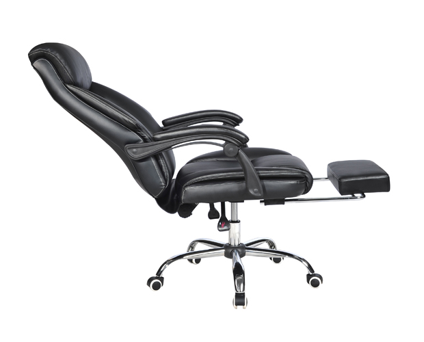 HC-9128 Black Leather Office Chair