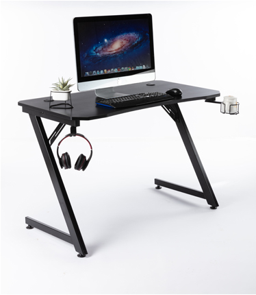 HC-GT-012 Black Metal Frame Office Desk