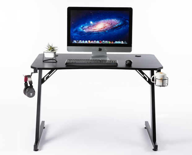 HC-GT-013 Black Metal Frame Office Desk