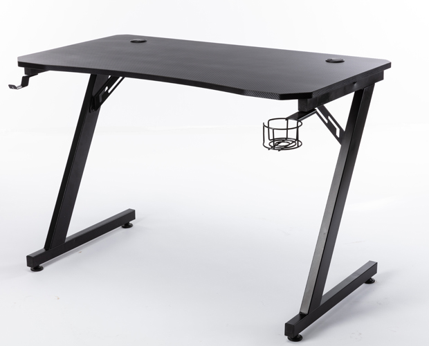 hc gt 013 black metal frame office desk 2