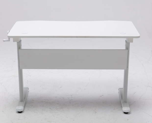 hc gt 015 white height adjustable metal frame office desk 18