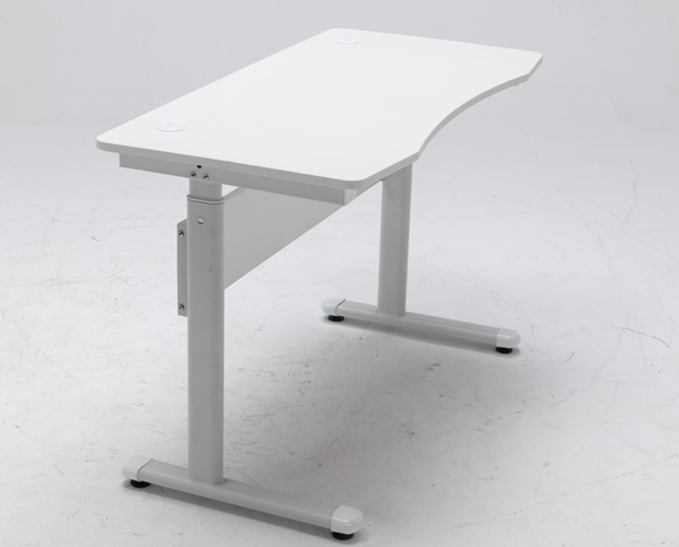 hc gt 015 white height adjustable metal frame office desk 20