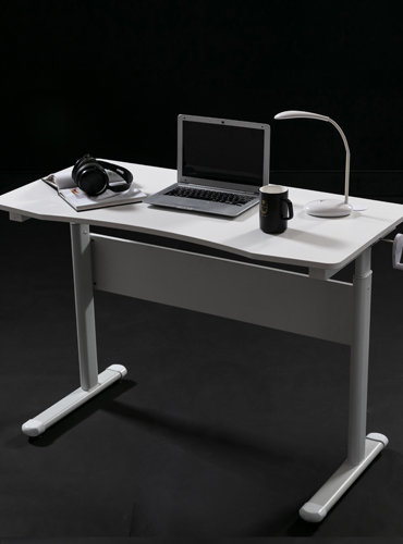 hc gt 015 white height adjustable metal frame office desk 29
