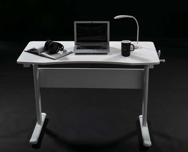 hc gt 015 white height adjustable metal frame office desk 7