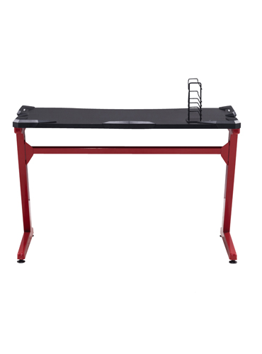 hc gt 004 rgb light red matel frame gaming table 10