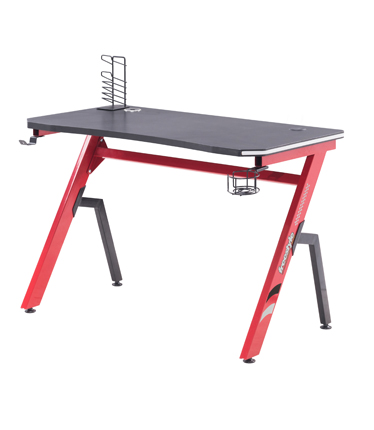 HC-GT-006 RGB Light Red Matel Frame Gaming Table