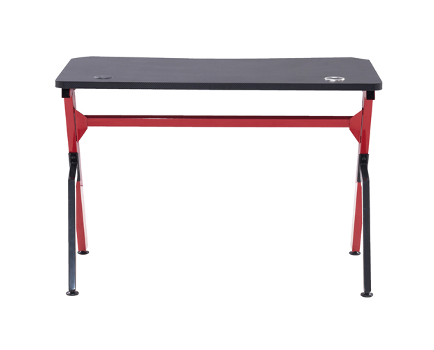 hc gt 006 rgb light red matel frame gaming table 4