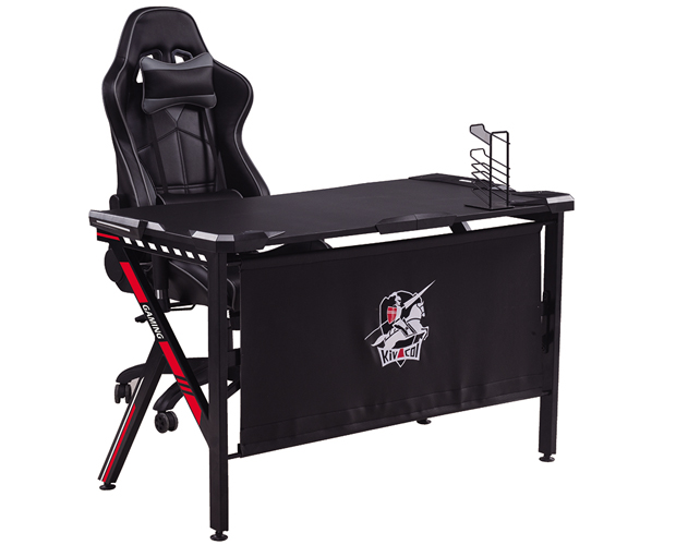 hc gt 009 black matel frame gaming table 6