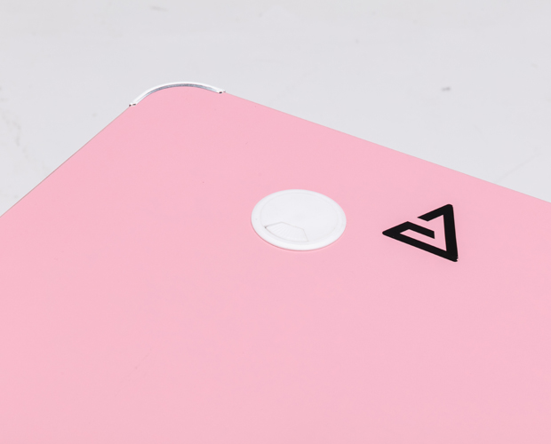 HC-GT-016 RGB Light Matel Frame Pink Gaming Table