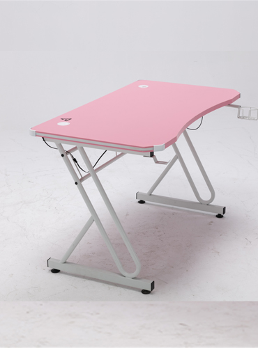 hc gt 016 rgb light matel frame pink gaming table 21