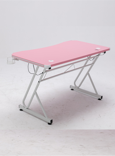 hc gt 016 rgb light matel frame pink gaming table 23