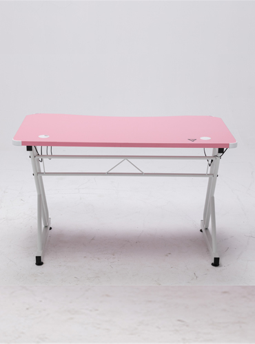 hc gt 016 rgb light matel frame pink gaming table 24