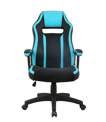 HC-2605 Black And Blue Leather Gaming Chair