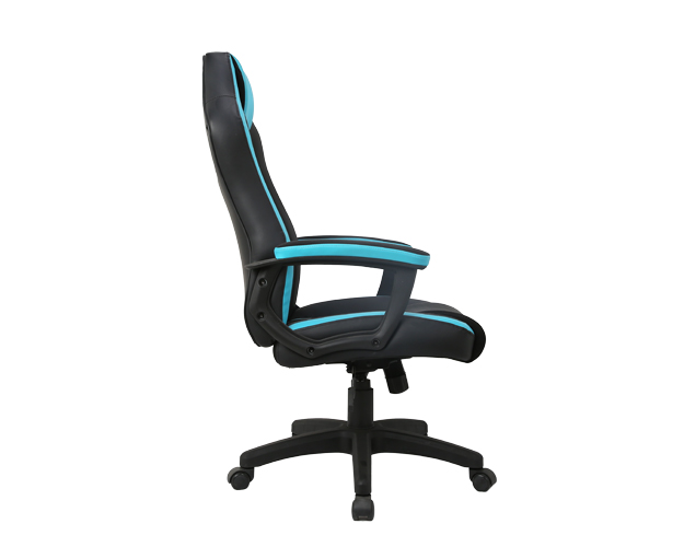 hc 2605 black and blue leather gaming chair 4