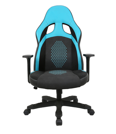 HC-2607 Black And Blue Leather Gaming Chair