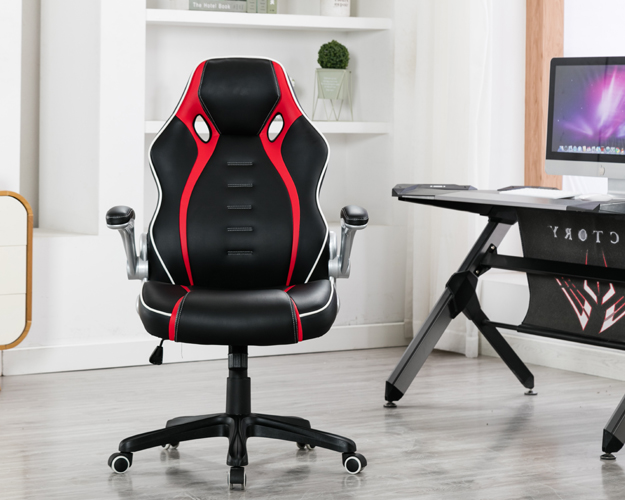 hc 2626 black and red leather gaming chair 5