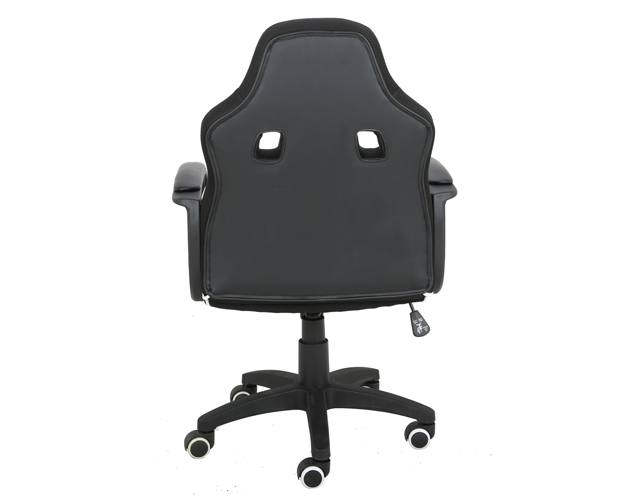 hc 2636 black and white leather gaming chair 2