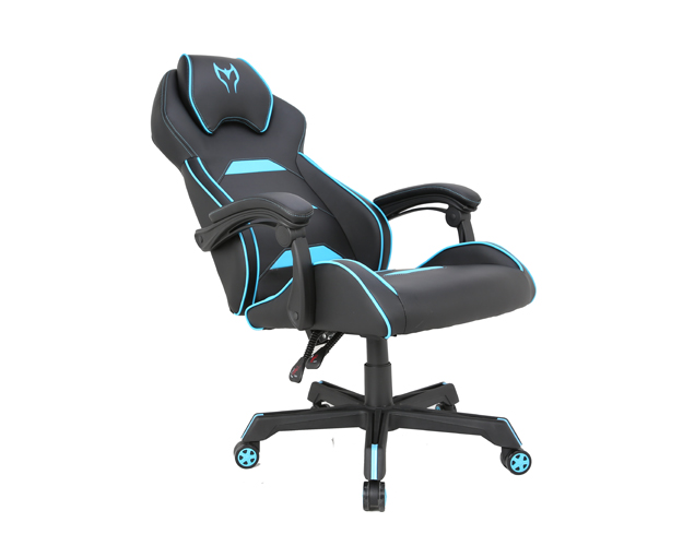 hc 2637 black and green leather gaming chair 3