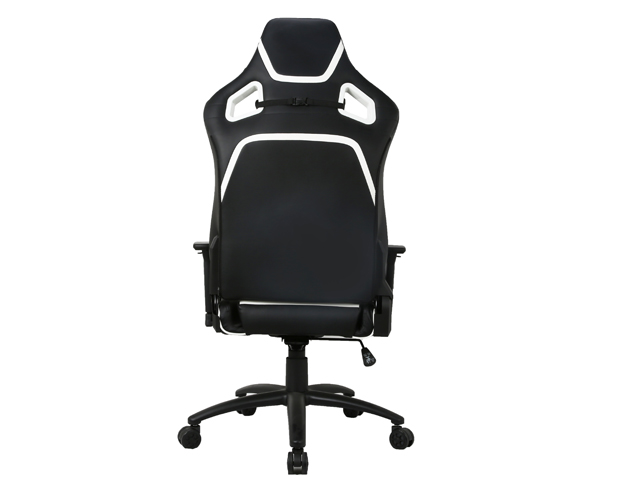 hc 2639 black and white leather gaming chair 4