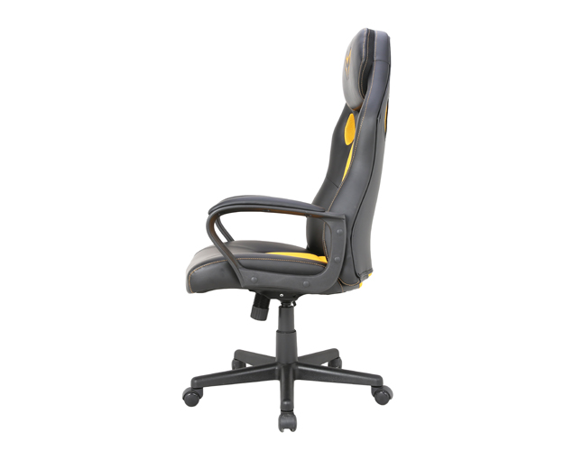 hc 2640 black and yellow leather gaming chair 2