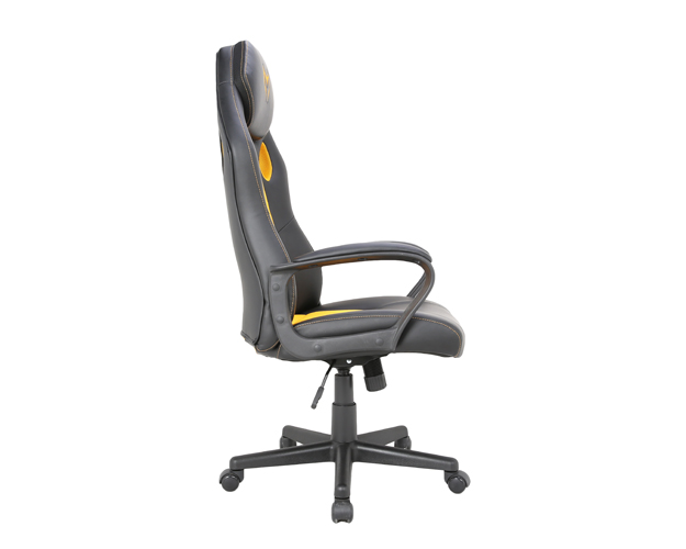 hc 2640 black and yellow leather gaming chair 4