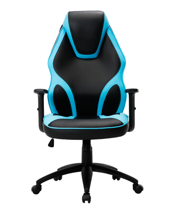 HC-4013 Black And Blue Leather Gaming Chair