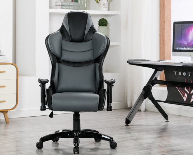 hc 4014 gray leather gaming chair 6