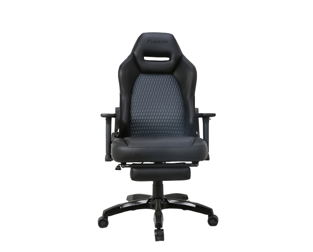 HC-4018 Black Leather Gaming Chair