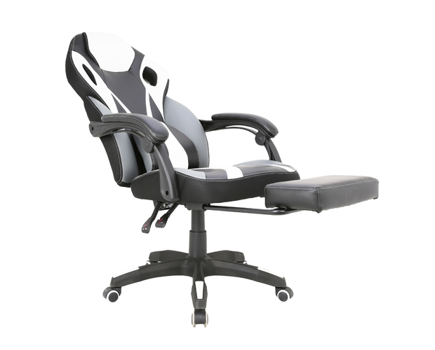 hc 4034 black and white leather gaming chair 7