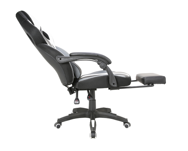 hc 4034 black and white leather gaming chair 8
