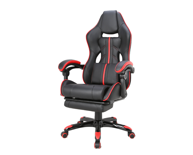 hc 4035 black and red leather gaming chair 2