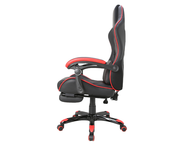 hc 4035 black and red leather gaming chair 3
