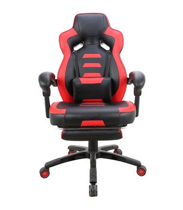HC-4039 Black And Red Leather Gaming Chair