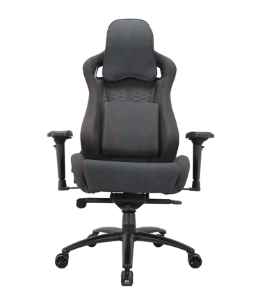 HC-4041 Gray Leather Gaming Chair